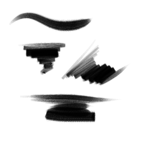Bristle Brush For Manga Studio