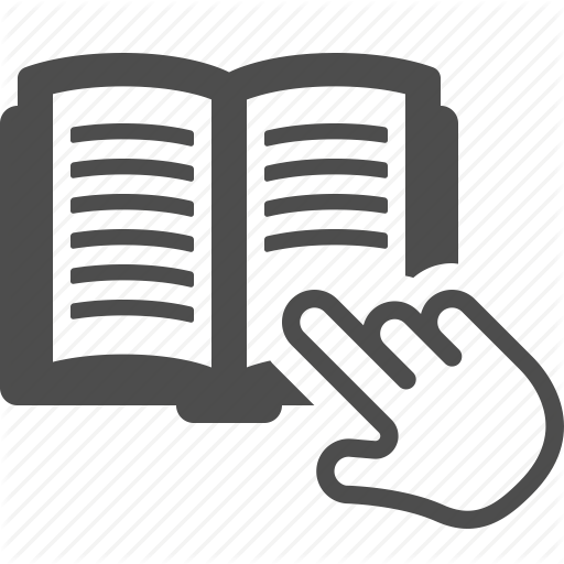 Book, Hand, Manual, Pointer Finger, Reading, Text Book, Textbook Icon