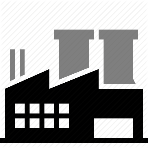 Big, Building, Factory, Industry, Manufacture, Mill, Plant Icon