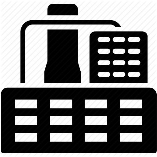 Factory, Industrial Area, Industry, Manufacturing Plant, Refinery Icon