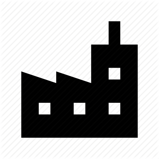Factory, Industrial Plant, Industry, Manufacturing Unit, Mill Icon