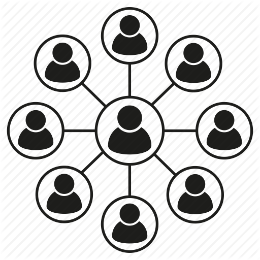 Center, Connect, Link, People Icon