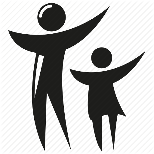 Daughter, Family, Happy, Life, People Icon