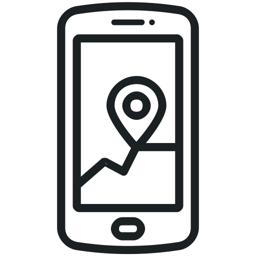 Phone Icon, Gps, Location, Map, Application, Navigation