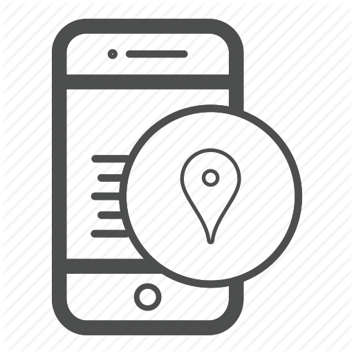 App, Location, Map, Mobile Icon