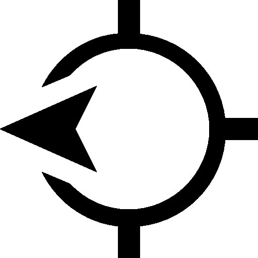 Maps West Direction Icon Android Iconset