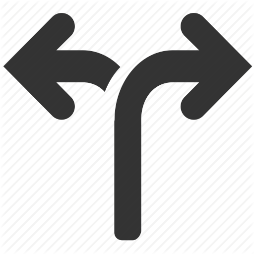 Choice, Choose, Direction, Get Direction, Map, Turn, Ways Icon