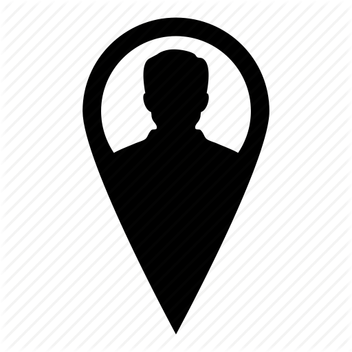 Location, Man, Map, Marker, User Icon
