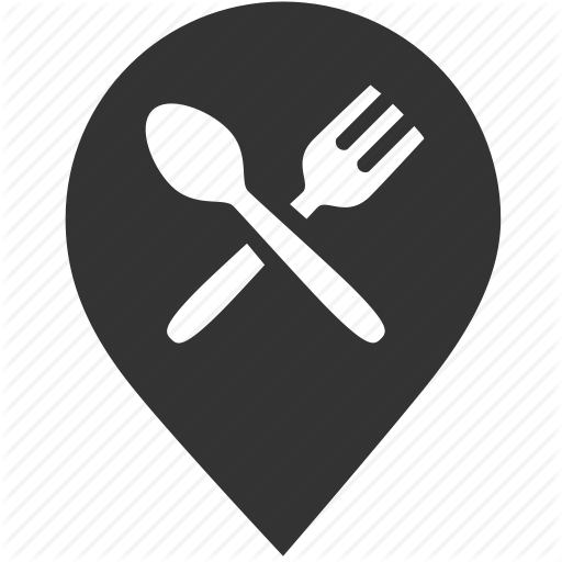 Map, Navigation, Pin, Point, Restaurant Icon