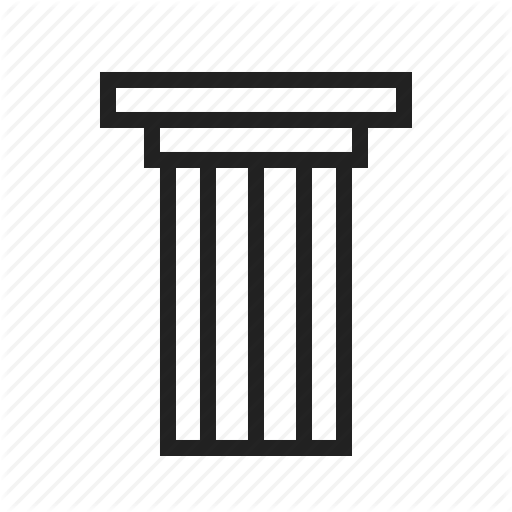 Column, Columns, Court, Courthouse, Marble, Pillar, Pillars Icon