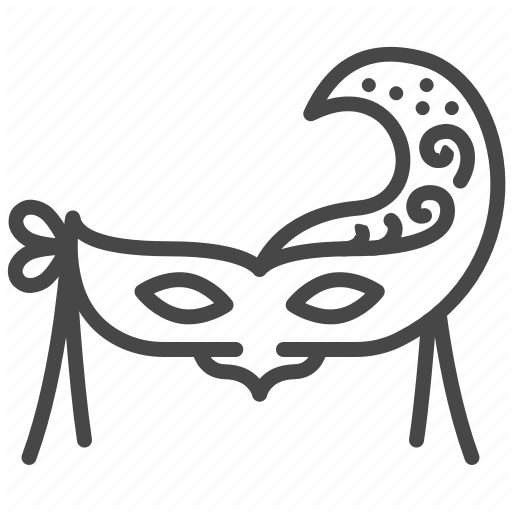 Carnival, Fancy, Festival, Mardi Gras, Mask Icon
