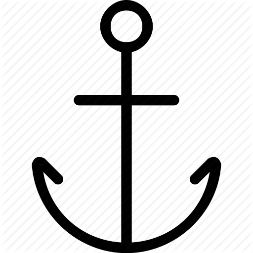 Anchor, Harbor, Marina, Port Icon