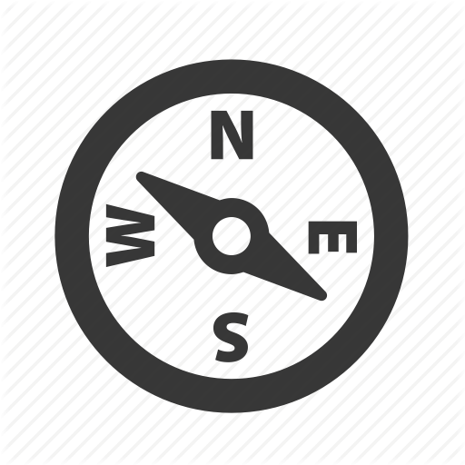 Compass, Marine, Maritime, Nautical, Raw, Ship, Shipping, Simple Icon