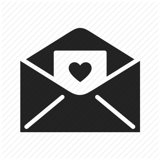 Heart Icons Envelope