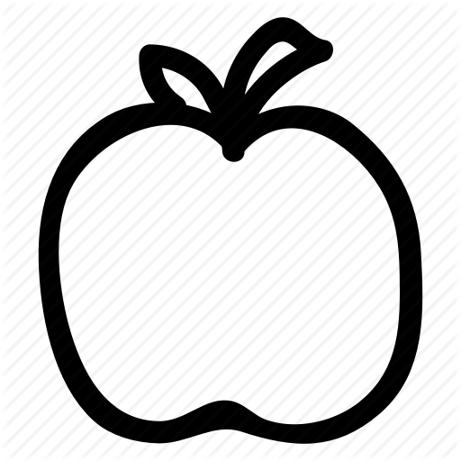 Apple, Food, Fruit, Health, Logo, Mark, Natrually Icon