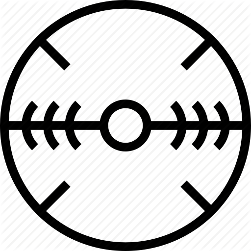 Circle, Line, Mark, Target Icon
