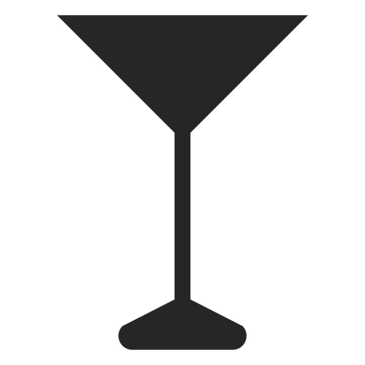 Martini Glass Flat Icon