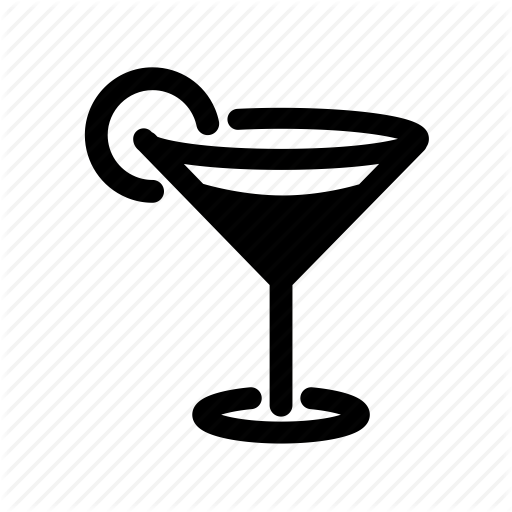 Adult Beverage, Alcohol, Bar, Beverage, Cocktail, Martini Icon