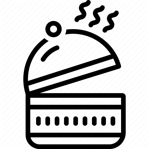 Box, Food, Lunch, Luncheon, Open Icon