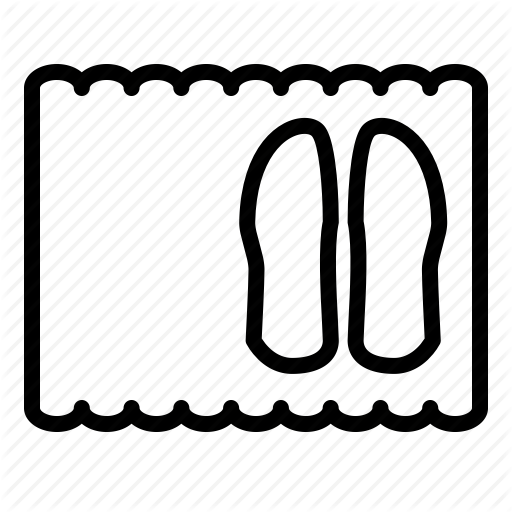 Bedroom, Line, Mat Icon