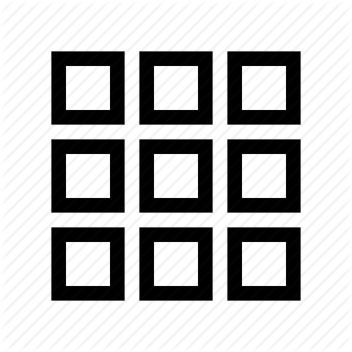 Apps, Cards, Grid, Menu, Sort, View Icon