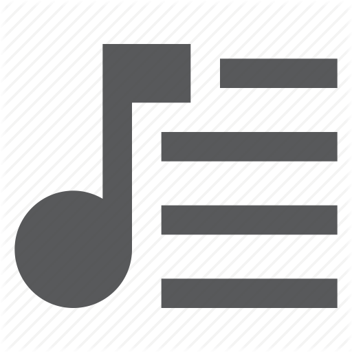 Music, Note, Playlist, Song, Sound, Tune Icon