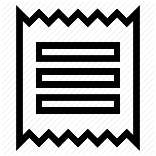 Bill, Check, Paper, Pay, Payment, Receipt Icon