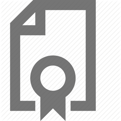 Certificate, Document, File, Material, Note, Page, Signature Icon