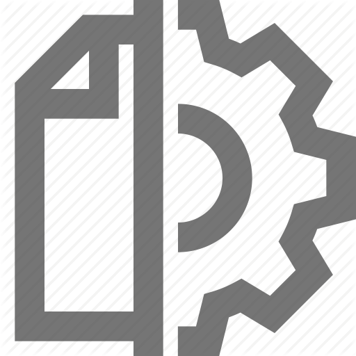 Development, Material, Outline, Project, Settings, Setup Icon