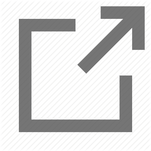 Arrow, Enlarge, Launch, Material, Maximize, Open In New Icon