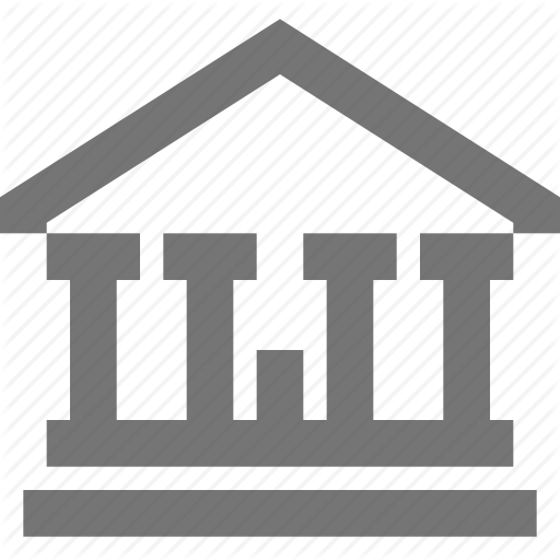 Bank, Banking, Building, Finance, Material Icon