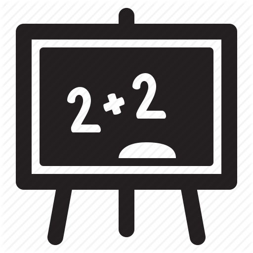 Blackboard, Education, Math Icon