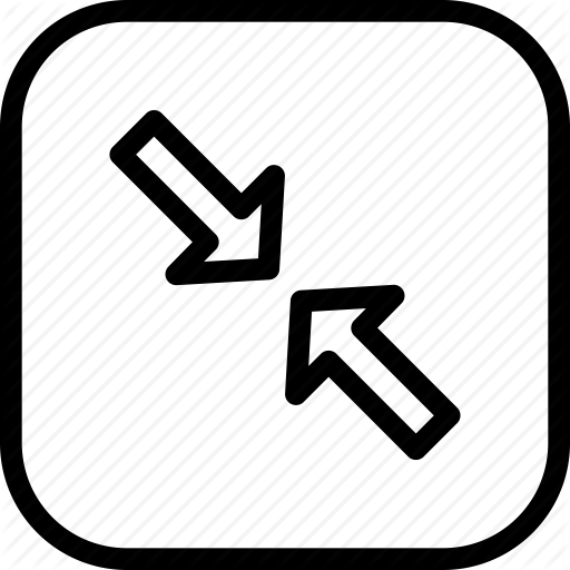 Arrow, Big, Large, Maximum, Resize Icon
