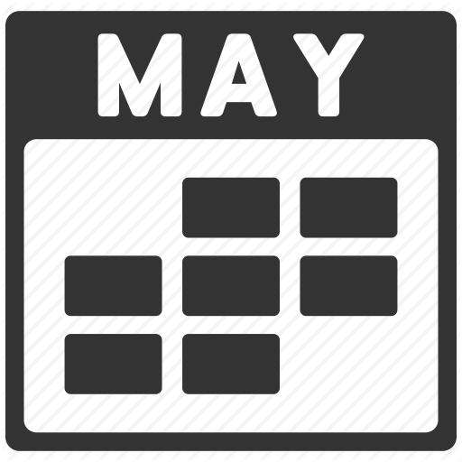 Calendar, Grid, May, Month, Plan, Schedule, Time Table Icon