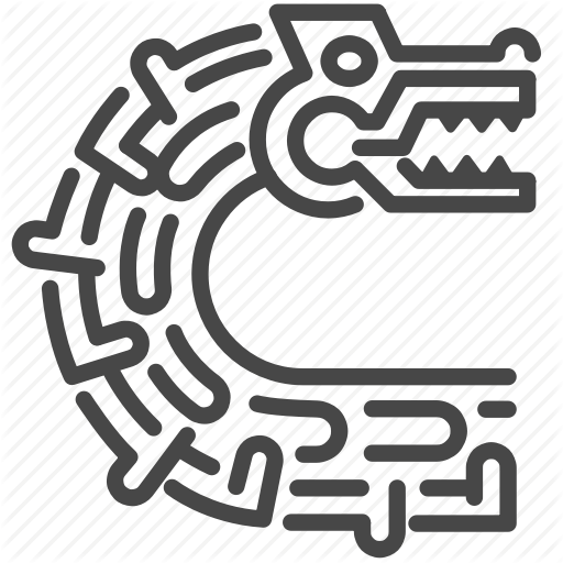 Ancient, Aztec, Dragon, Maya, Mayan, Sculpture, Snake Icon