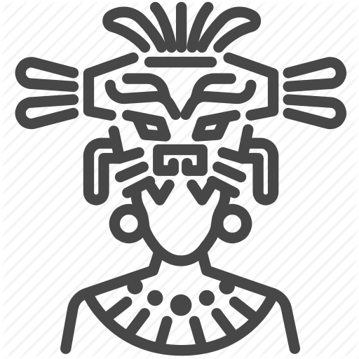 Ancient, Aztec, Maya, Mayan, Shaman, Tribe, Warrior Icon
