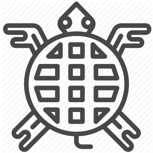 Ancient, Aztec, Maya, Mayan, Tribe, Turtle Icon