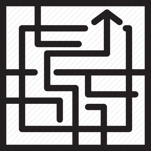 Business, Finance, Maze Icon