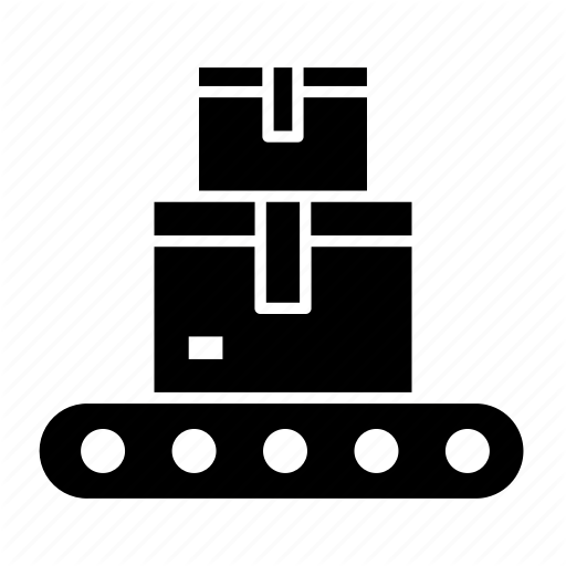 Conveyor, Delivery, Express, Logistic, Supply Chain, Transport Icon