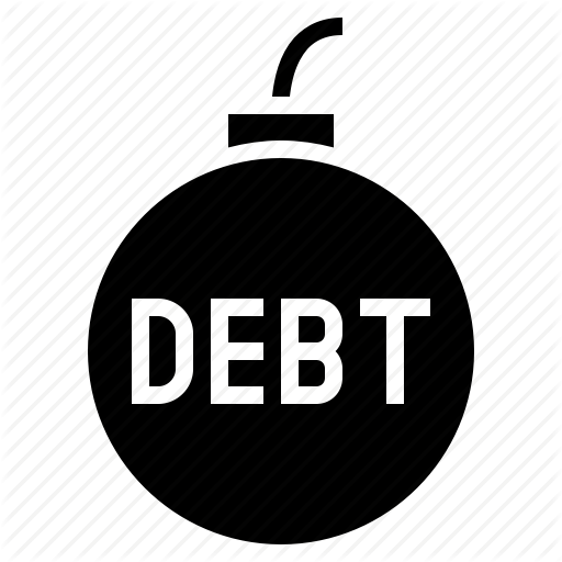 Business Debt, Debt, More Debt, Paying Debt Icon