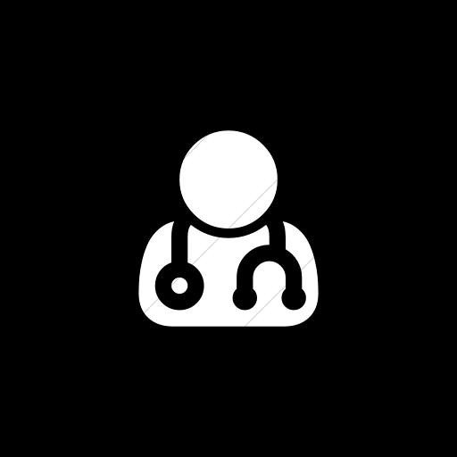 Flat Square White On Black Bootstrap Font Awesome User