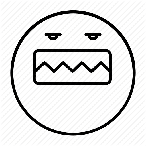 Cute, Emoji, Mean, Monsters, Scary, Teeth Icon