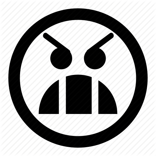 Angry, Emoticons, Evil, Mean, Vengeful Icon