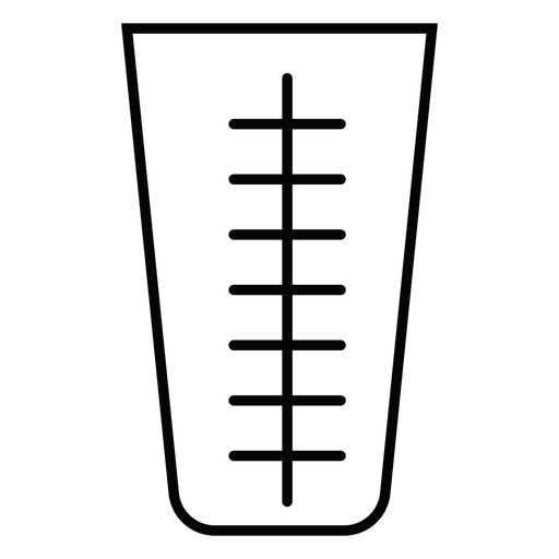 Measuring Cup Stroke Icon
