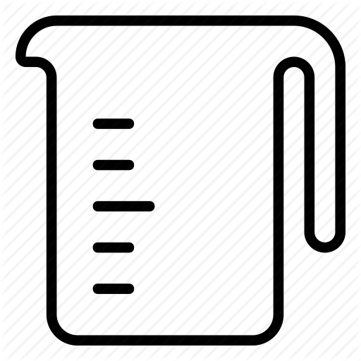 Cup, Jar, Measure Icon