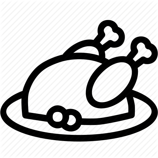 Cranberries, Dinner, Feast, Meat, Thanksgiving, Turkey Icon