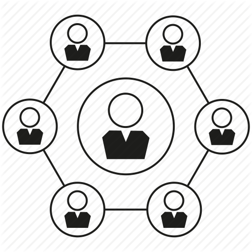 Center, Connection, Network, People, Social Media, Social Network Icon