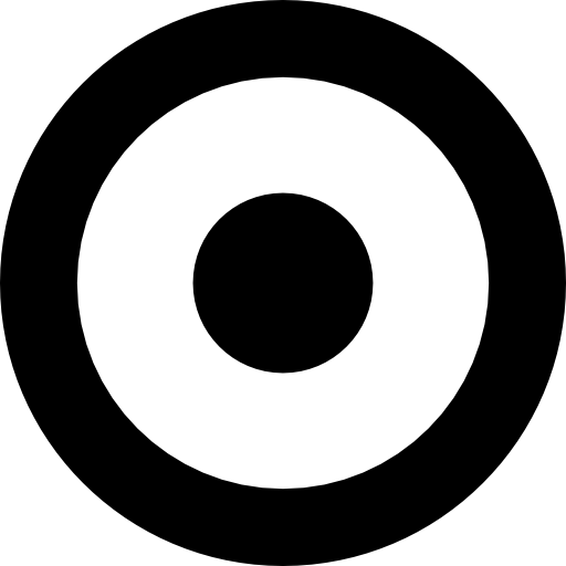 Circle Outline With Huge Dot