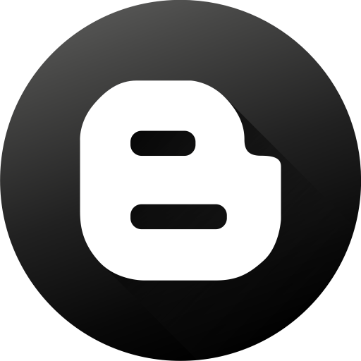 Black White, Blog, Blogger, Blogspot, Media, Social, Social Media Icon