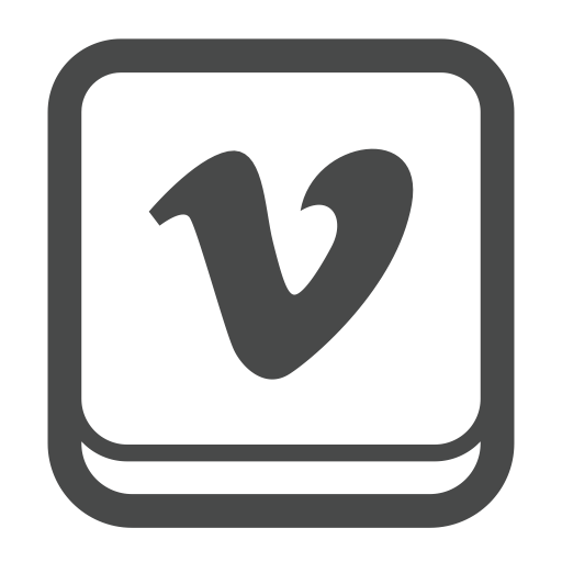 Social Media Vimeo Darkslategray Icon